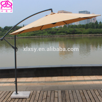 Garden Offset Aluminum Hanging Patio Umbrella manufactured in China